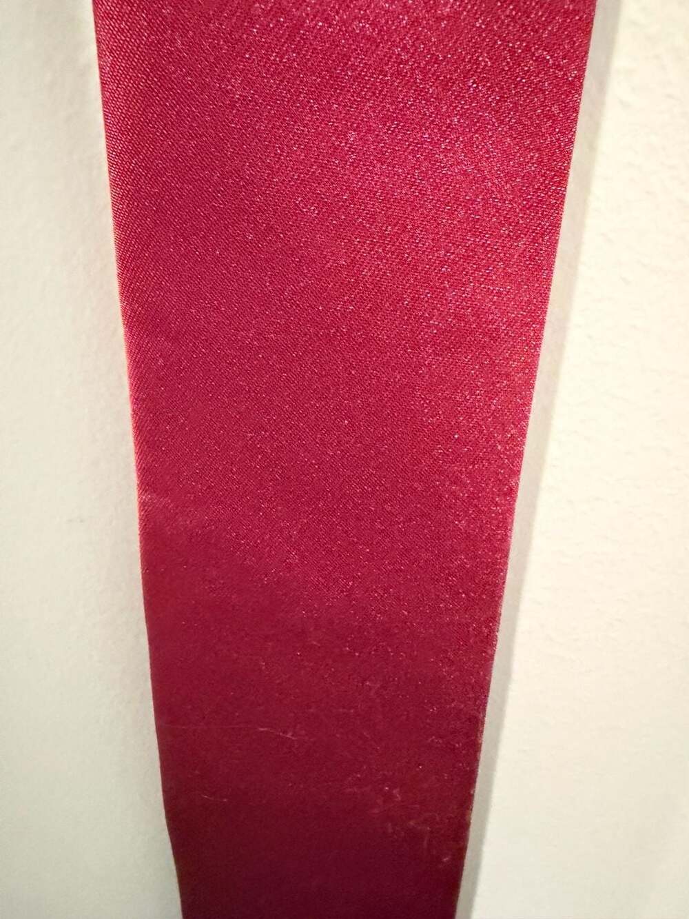 Michael Kors Neck Tie Burgundy Red Silk Formal Mens